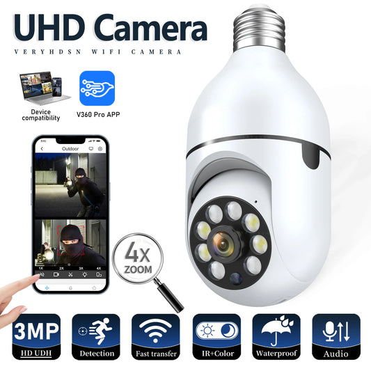 Indoor Bulb Surveillance Camera
